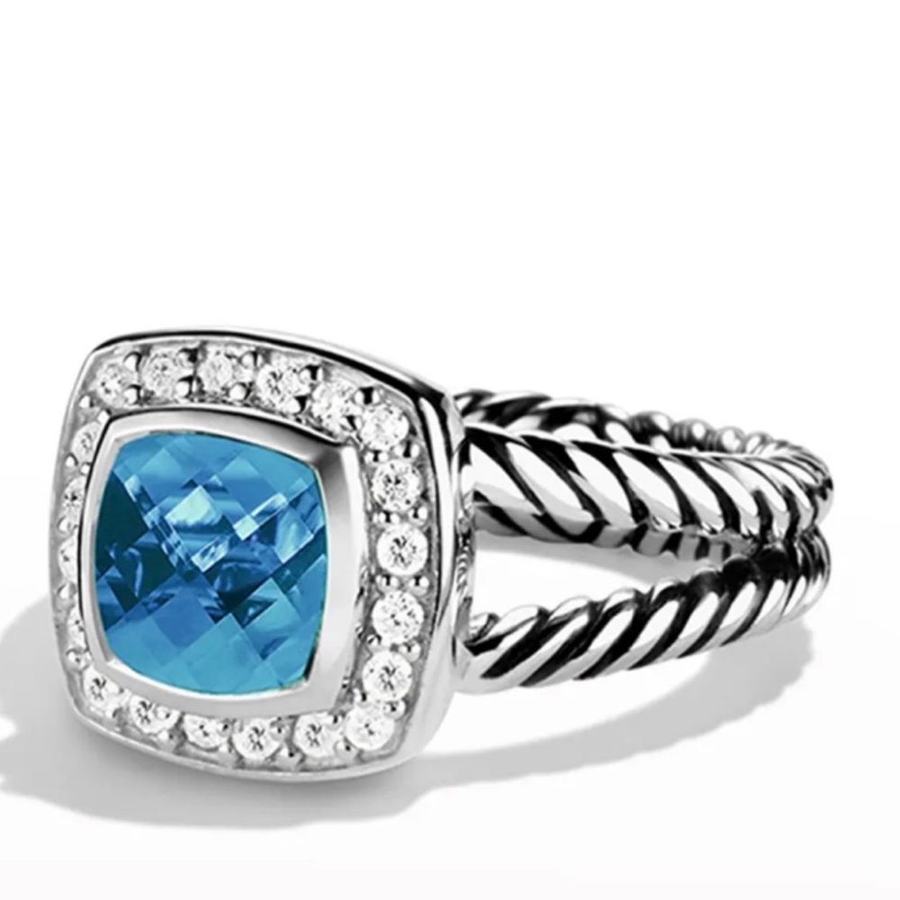 David Yurman Petit Albion Cable Ring Size 7